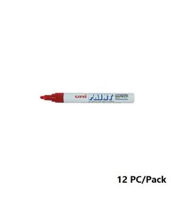 Paint Marker, Uni-Ball, PX-20, Round Tip,2.2 - 2.8mm, Red, 12 PC/Pack