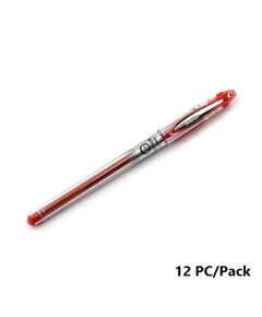 قلم، بنتل، قلم حبر(جل سيلتشي)، 0.7 مم، بغطاء، احمر، 12حبة/علبة