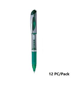 قلم، بنتل، قلم حبر(حبر هلامي سريع الجفاف)، 1.0 مم، بغطاء، اخضر، 12حبة/علبة