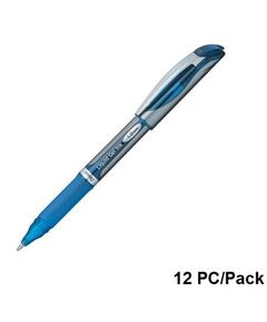 Pen, Pentel, BL60-CH, 1.0mm, Energel, Capped, Blue, 12 Pcs/Pack