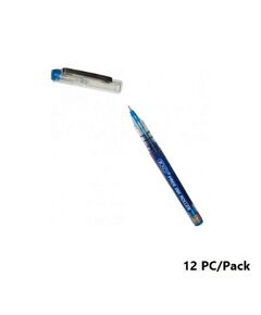 Pen, ROCO,  0.7mm,Free Ink Roller , Capped,Blue, 12pcs/Pack