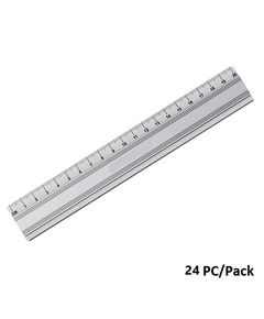 Ruler, Aluminum Ruler, 20 cm, 24 PC/Pack