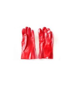 Safety Zone, Working Gloves, Chemical, PVC, Red