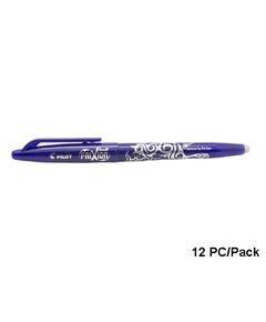 قلم، بايلوت، قلم قابل للمسح، 0.7 مم، ازرق، 12حبة/علبة