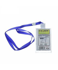 Shop KEJEA Badge Reel ID Card Holders: T-677 V Transparent Plastic Badges & Holders