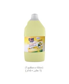 منظف، منظف سائل لجميع الأغراض 4 في 1 ،عطر الليمون (1 جالون × 4 ليتر)
