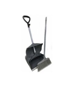 Cleaner,  Dustpan With Lid with Brush, Gray