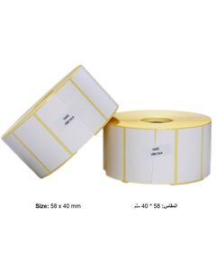 Labels, TANEX, Roll Label, Thermal, Size: 58 x 40 mm, 1 roll with 1000 labels