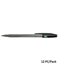 قلم، يوني بول، قلم جاف، 0.7 مم، ساس، اسود، 12 حبة/ علبة