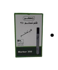 Permanent Marker, ROCO, 350 Round Tip, 1.5-3mm, Black, 12 PC/Pack
