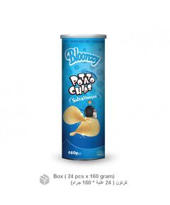 Potato Chips with Salt & Vinegar Flavors (24 Pc x 160 g) Carton
