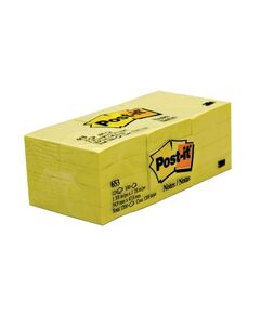 Sticky Note 3M Post-it 653 size: (35x48mm) 12 PC/Pack
