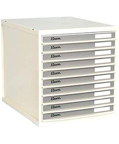 Storage Organizer, ELSOON, 10 Drawers File Cabinet, Plastic