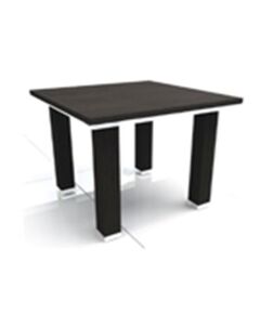 Table, Coffee Table, Wood, Size: 60W x 60D x 45H CM, Black/Sliver