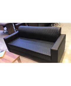 Sofa 3-Seater  Black Leather