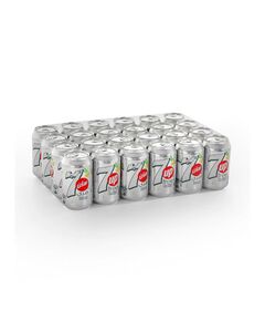 7UP Free 320ml (24 Can): Refreshing Sugar-Free Beverage