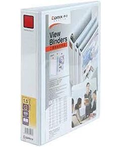 COMIX HD View Binders PVC, A4 Size, 3-D 40mm (1.5"), White Color
