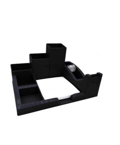 Desk Organizer with Memo Pad, Black Color