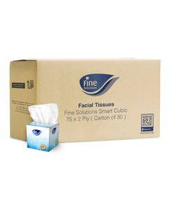 Facial Tissue Cubic 75 tissues x 30 box