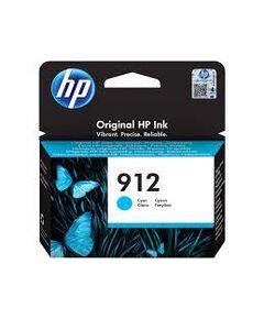 HP 912 Cyan Original Ink Cartridge (3YL77AE)