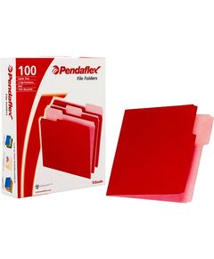 Manila File Folder PENDAFLEX Letter Size Red