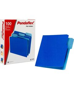 Manila File Folder PENDAFLEX Letter Size Blue