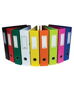Shop Premium Box Files, Lever Arch Files & 2-Ring Binders - A4 Size, 70mm Capacity, Assorted Colors - 30pc/Pack