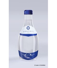 Souroti Natural Water Glass Sparkling 250 ml (1 case x 12 bottles)