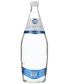 مياه طبيعية سوروتي  زجاج غازية 750 مل (1 ربطة × 12 عبوة)