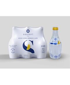 Souroti Natural with  Lemon Glass Sparkling 250 ml (1 case x 12 bottles)