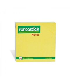 Sticky Note Fantastick (76.2x76.2mm) Yellow 12 PC/Pack
