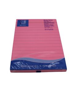 Sticky Note SAB Neon Pink Size: (100x150mm) 12 PC/Pack