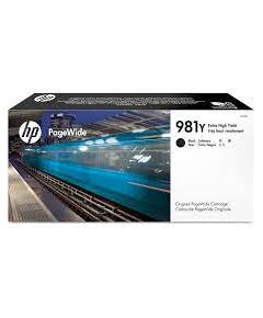 خرطوشة HP 981Y اسود اصلي عالي الانتاجية اضافي PageWide (L0R16A)