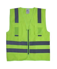 Safety zoon, Reflective Fabric Vest - VAULTEX Yellow 120 GSM