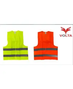 Safety zoon, Reflective Fabric Vest - VOLTA Yellow & Orange 100 GSM