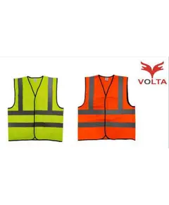 Safety zoon, Reflective Fabric Vest - VOLTA Yellow & Orange 120 GSM