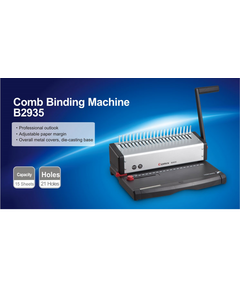 Comix Comb Binding Machine 450 Sheets, A4 Size B2935