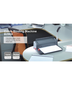 Efficiency Elevated: COMIX B2988 Binding Machine Ensures Precision Binding | COMIX Binding Machines & Accessories