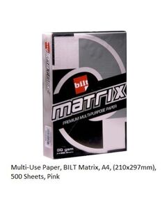 Multi-Use Paper, BILT Matrix, A4, (210x297mm), 500 Sheets, Pink