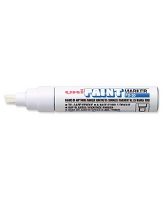 Paint Marker, Uni-Ball, PX-30, Chisel Tip, 4.0 - 8.5mm, White