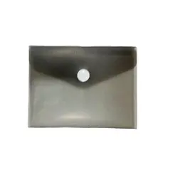 SIMBA Business Card Holder with 12 Pockets & Button Closure - Gray Badges & Holders Collection