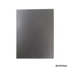 Premium PVC Binding machine Covers by ROCO | A4, 500 Microns | Durable Plastic | Pack of 50