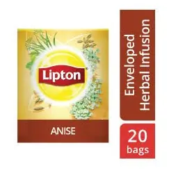 Lipton Herbal Infusion Anise Tea (16x20 Enveloped teabags) Case