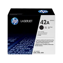 HP 42A Black Original Laser Toner (Q5942A)