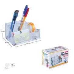 Desk Organizer, ARK, Neo Plus Organizer 2023, Plastic, Clear