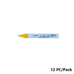 قلم بوية، يوني-بول، بي اكس-30، راس مستديرة، 2.2 - 8.2 مم، اصفر، 12 حبة/علبة