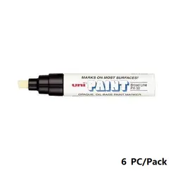 قلم بوية، يوني-بول، بي اكس-30، راس مشطوف، 4.0 - 8.5 مم، اسود، 6 حبة/علبة