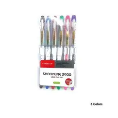 Pen, LiNEPLUS, SHARPLINE 3900, Liquid Tank Pen,0.5mm, Assorted Color, 6 Colors