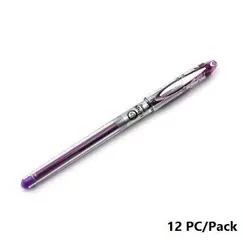 Pen, Pentel, BG207-V, 0.7mm, Slicci, Capped, Violet, 12 pcs/Pack