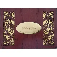 Photo Frame, Certificate Holder, Wood, A4